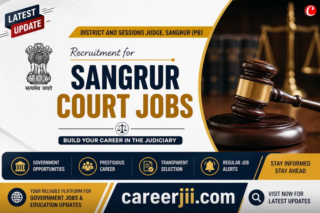 District Court Sangrur Recruitment 2026