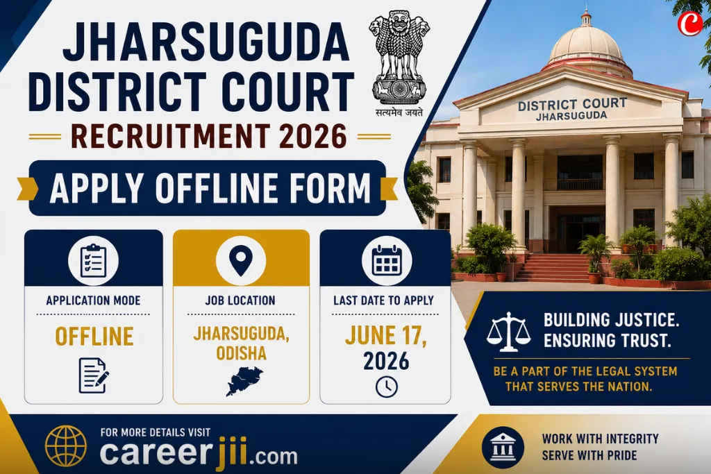 Jharsuguda District Court Recruitment 2026