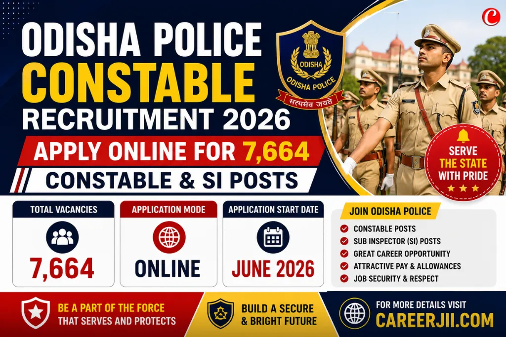 Odisha Police Constable Recruitment 2026