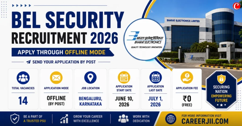 BEL Security Recruitment 2026