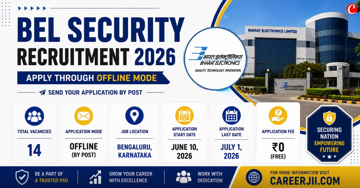 BEL Security Recruitment 2026