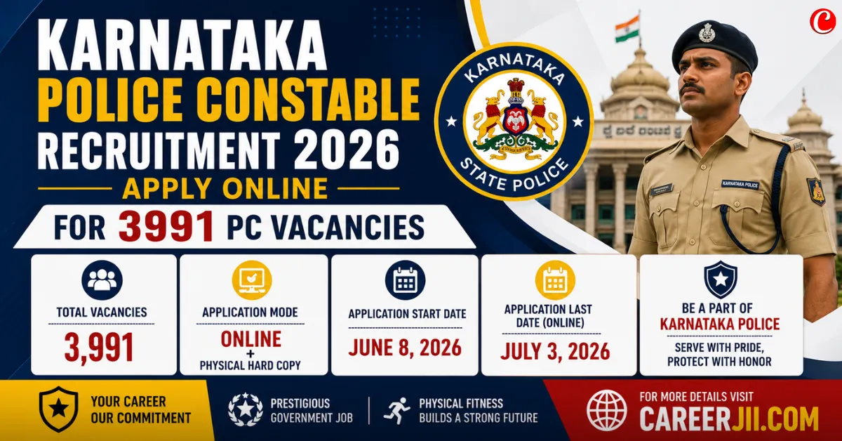 Karnataka Police Constable Recruitment 2026