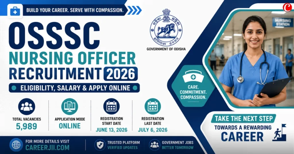 OSSSC Nursing Officer Recruitment 2026