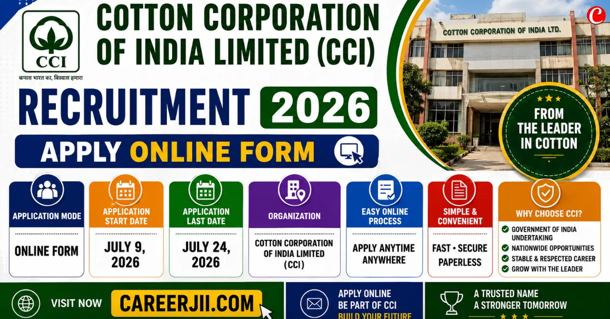 CCI Recruitment 2026