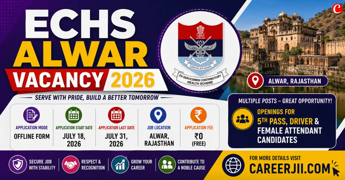 ECHS Alwar Recruitment 2026