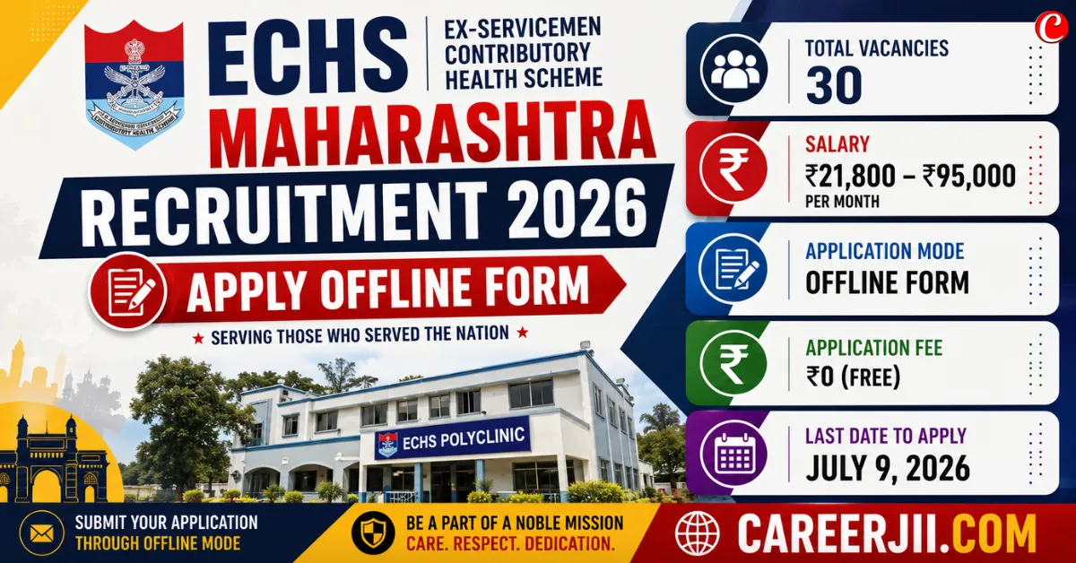 ECHS Maharashtra Recruitment 2026